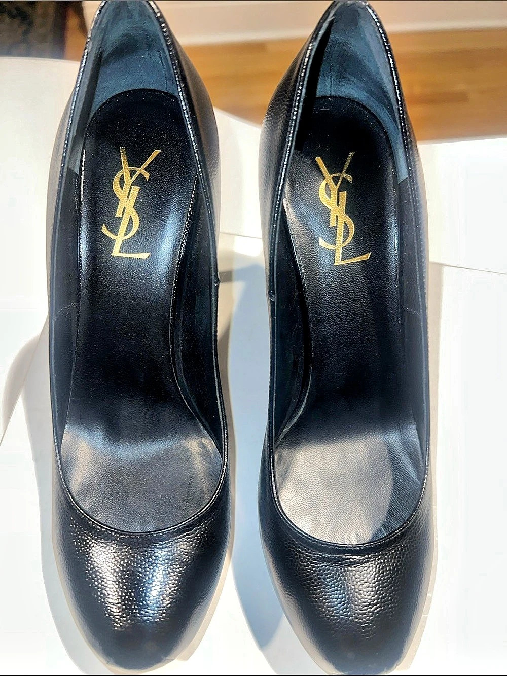 Saint Laurent Tribtoo Platform Pumps Black EU 38